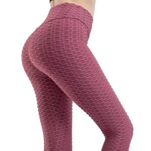 TikTok Butt Leggings Mauve Pink Small
